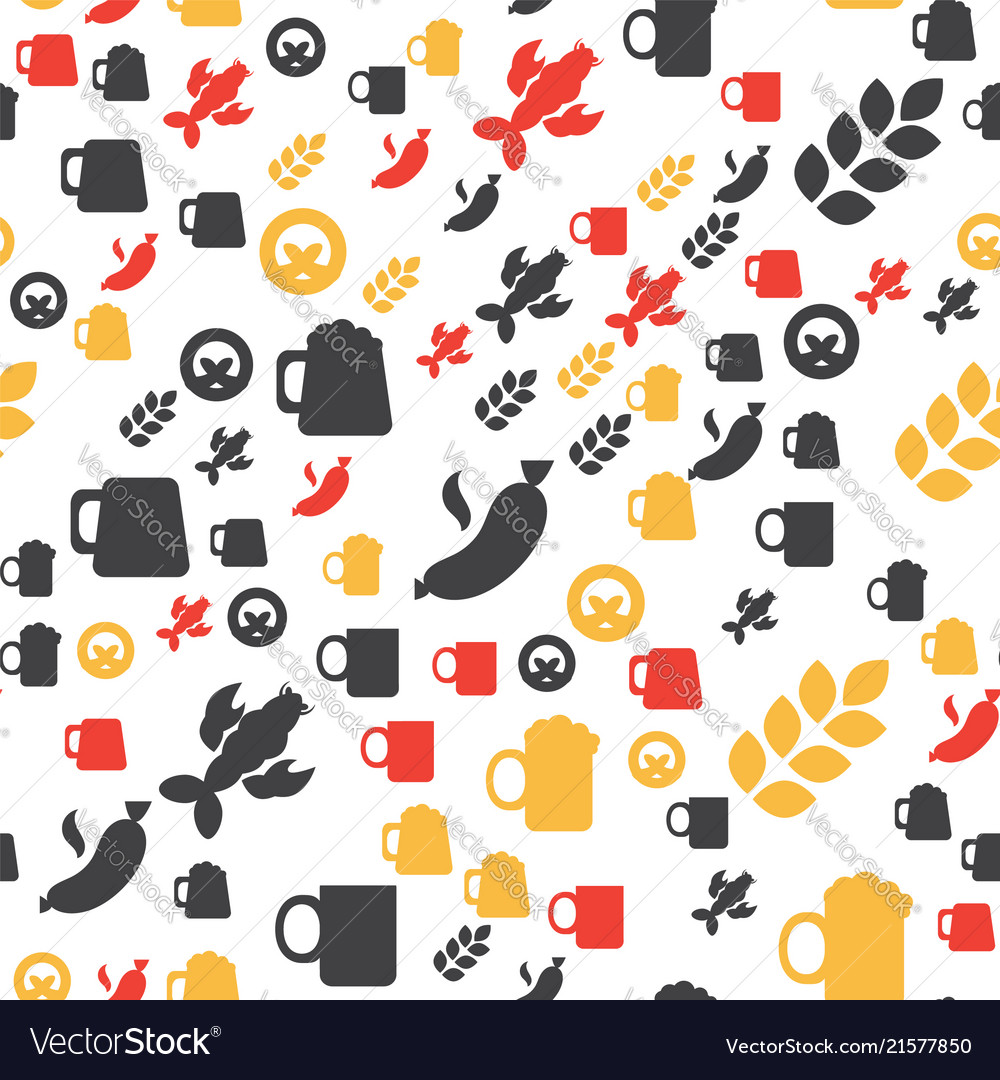 Oktoberfest seamless pattern