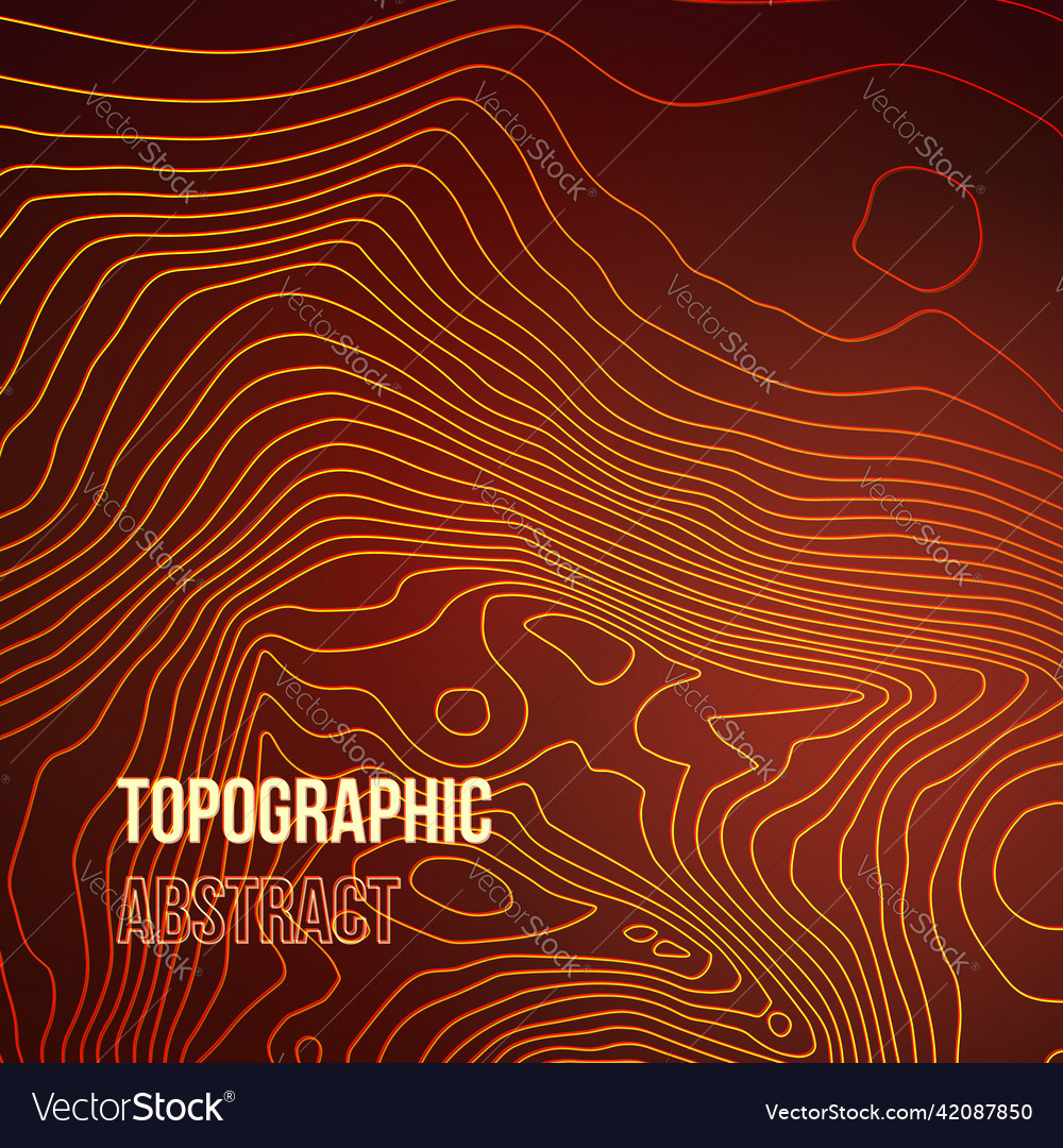 Topographic map colorful abstract background