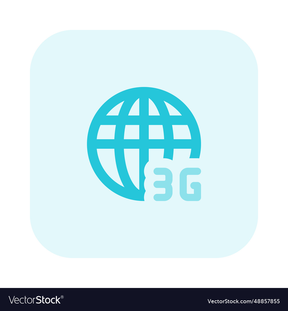 Cellular internet connection of a third gen