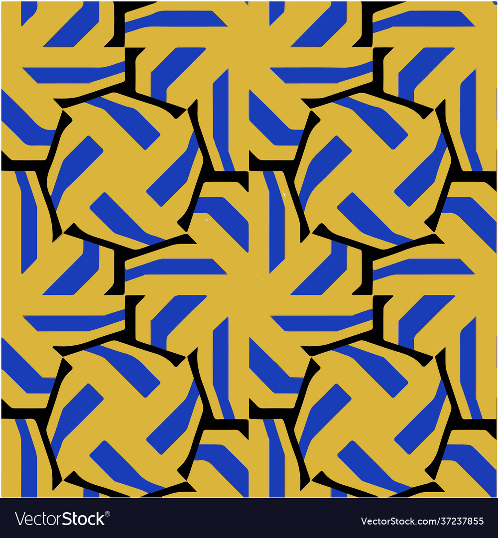 Geometric pattern with triangular elements Vector Image Geometric pattern with triangular elements