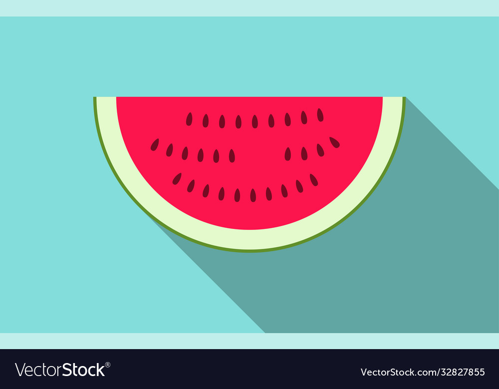 Juicy ripe slice watermelon with seeds