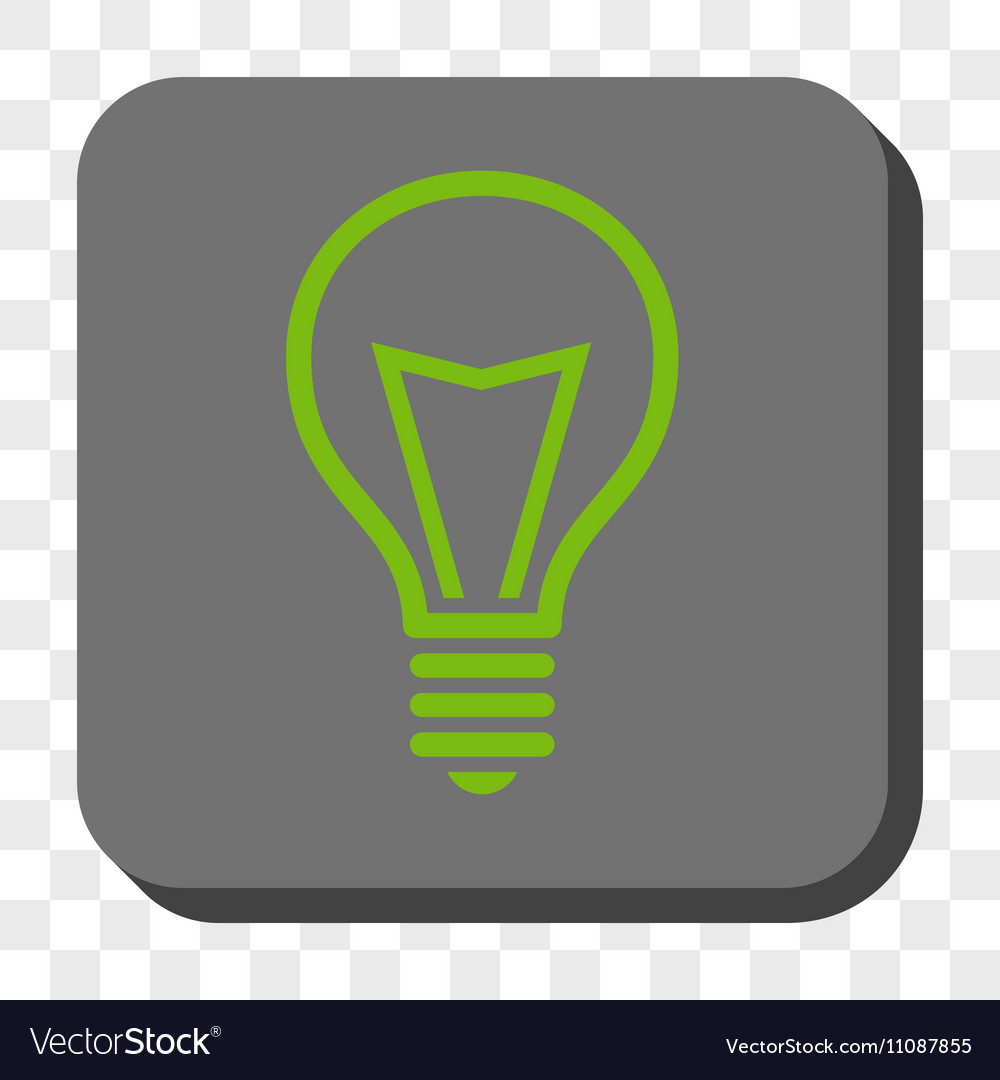 Lamp bulb rounded square button