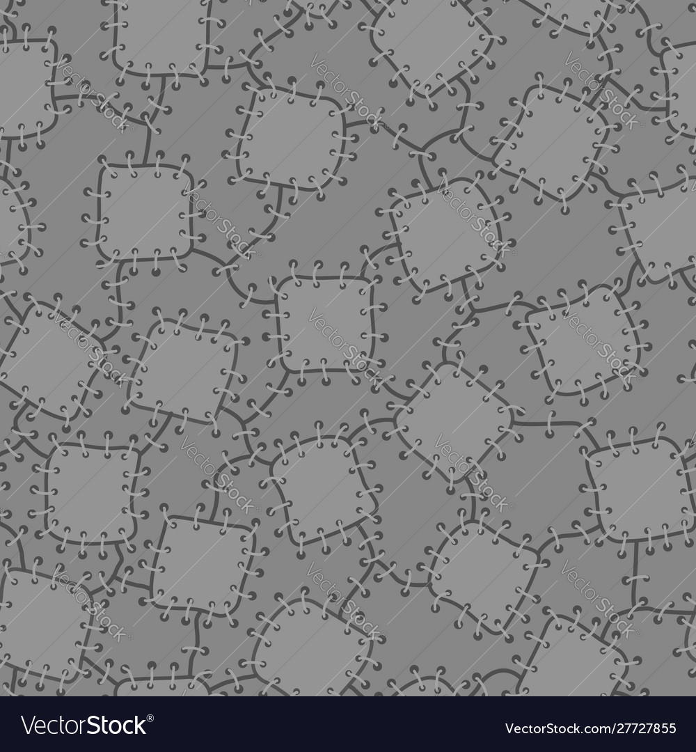 Patches stitched surface texture pattern tile