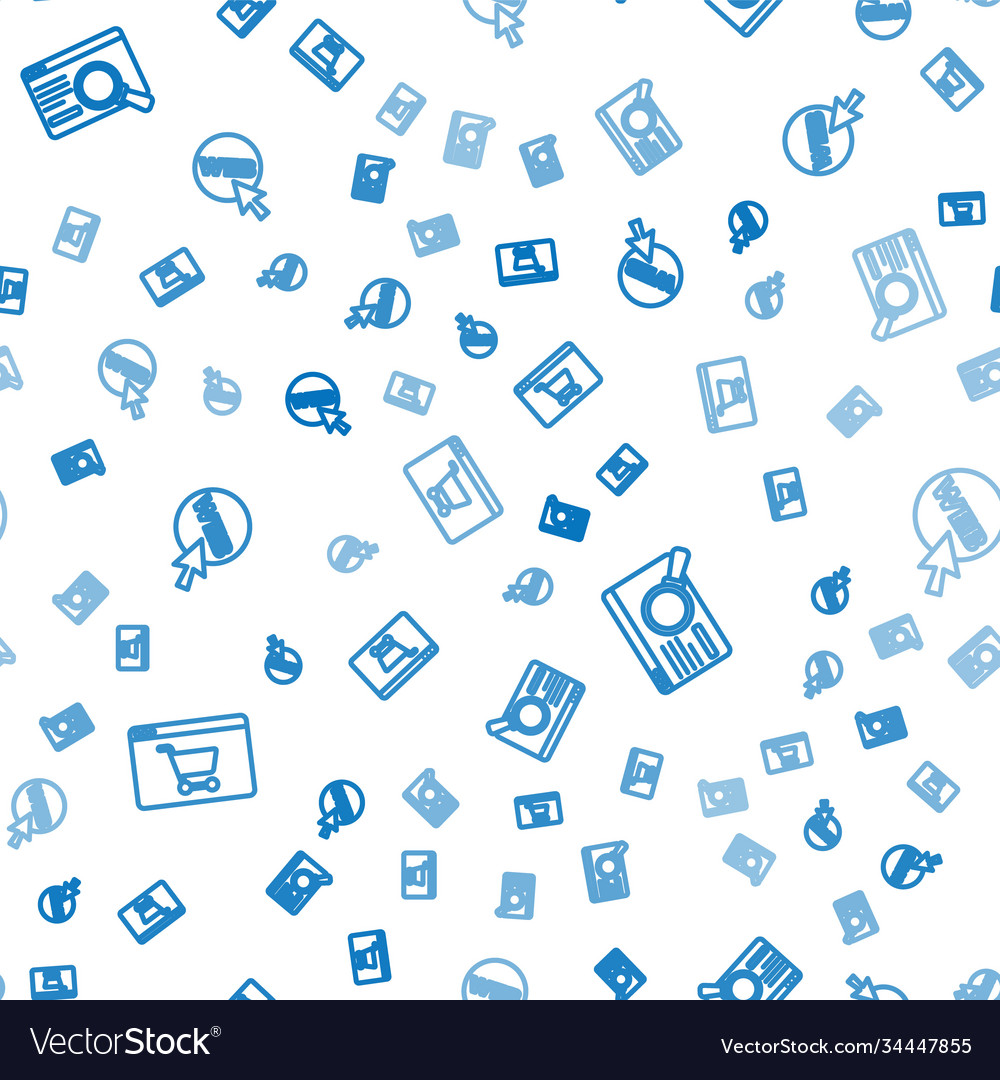 Set line online shopping on screen ui or ux vector image Set line online shopping on screen ui or ux
