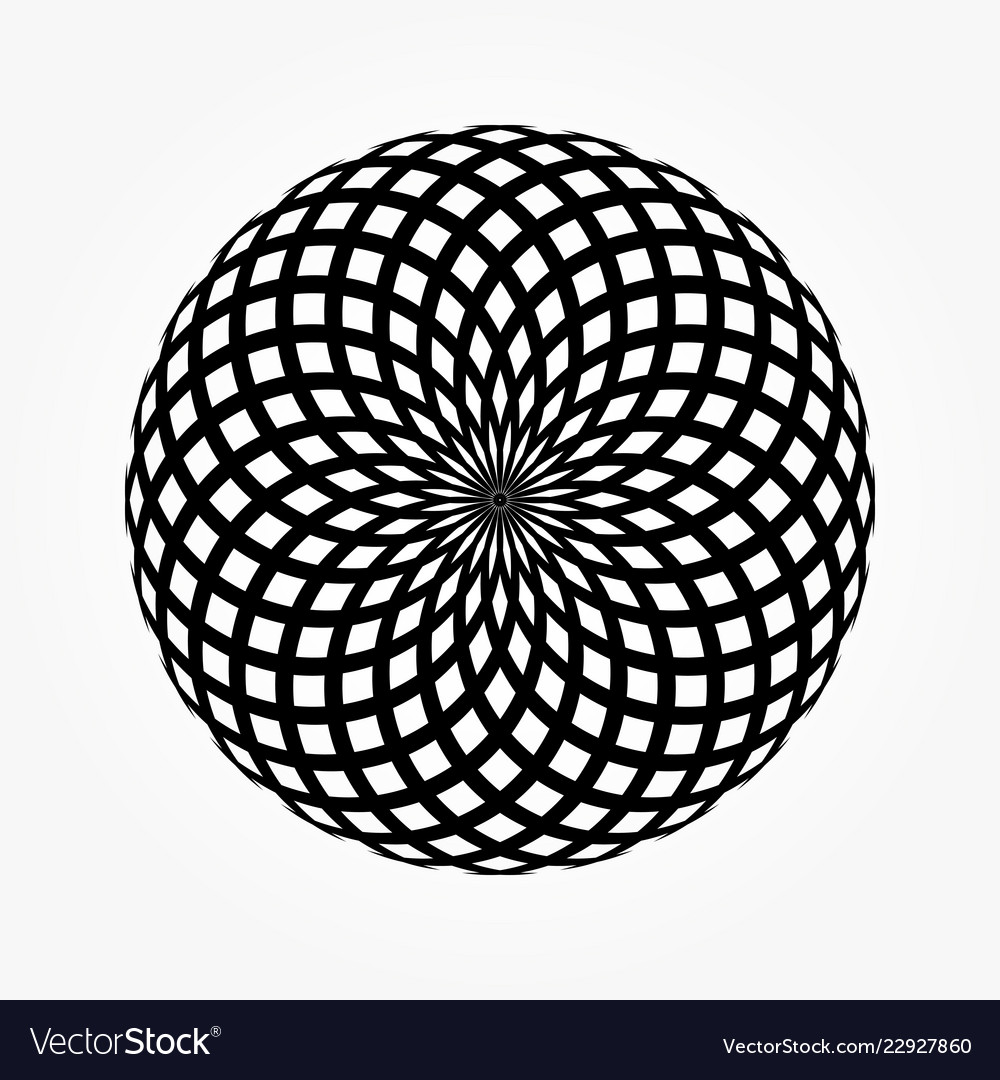 Abstract Dot Circle Pattern