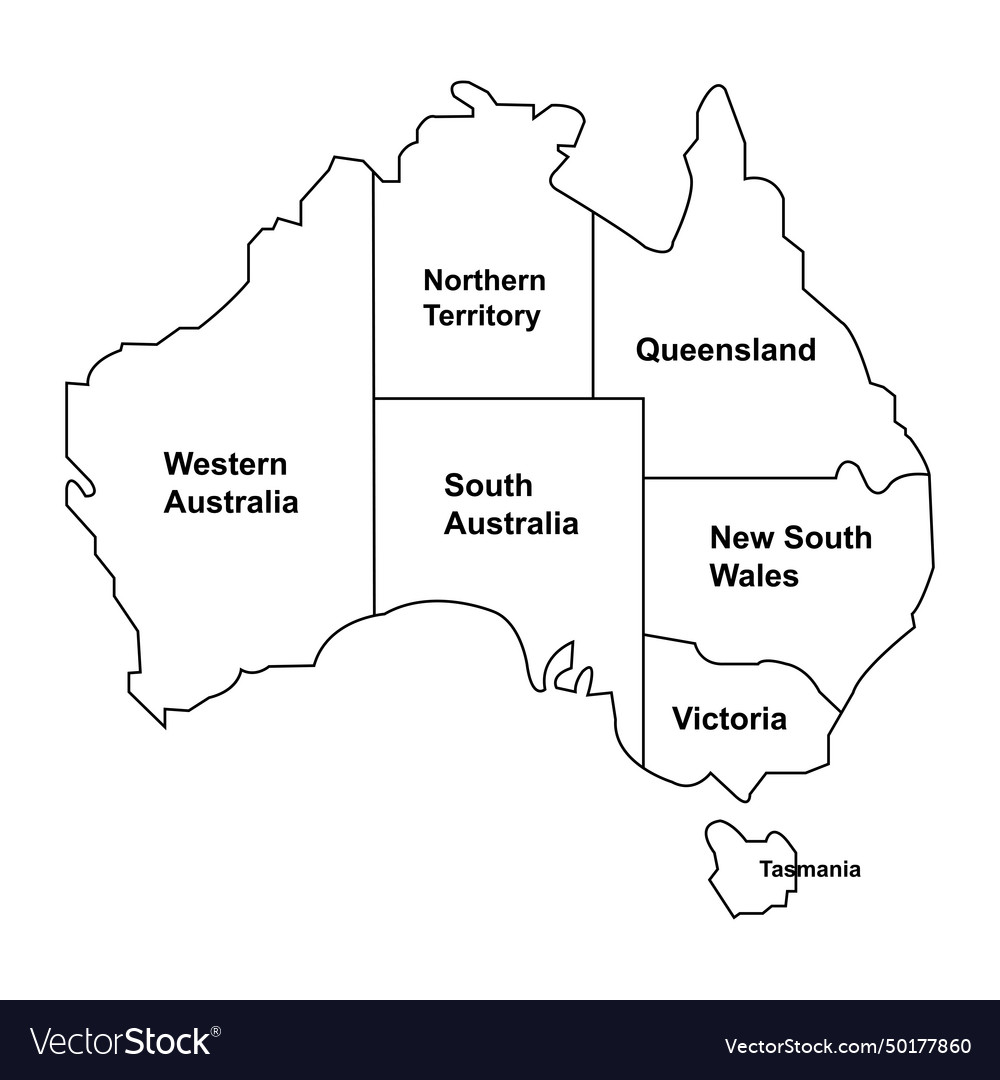 Australia map icon