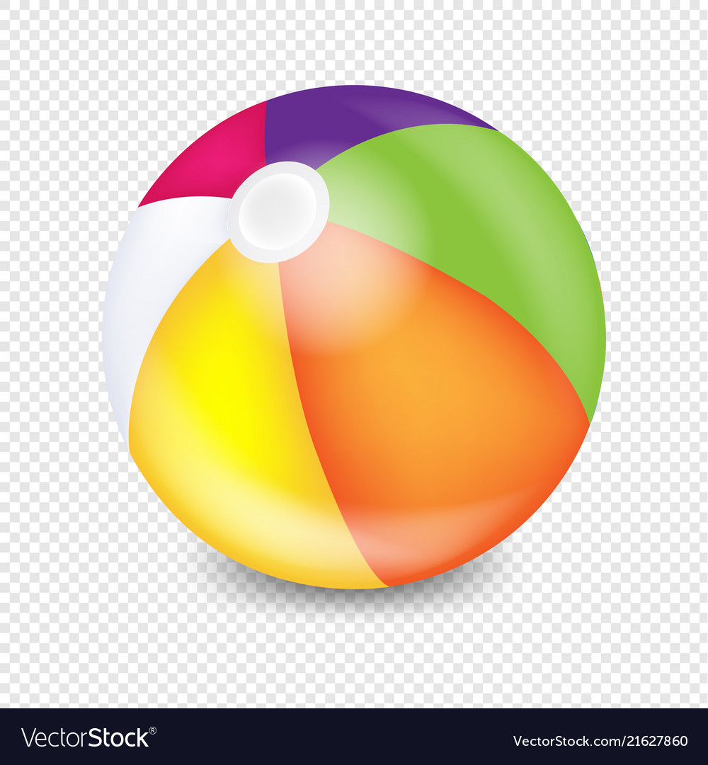 transparent beach ball