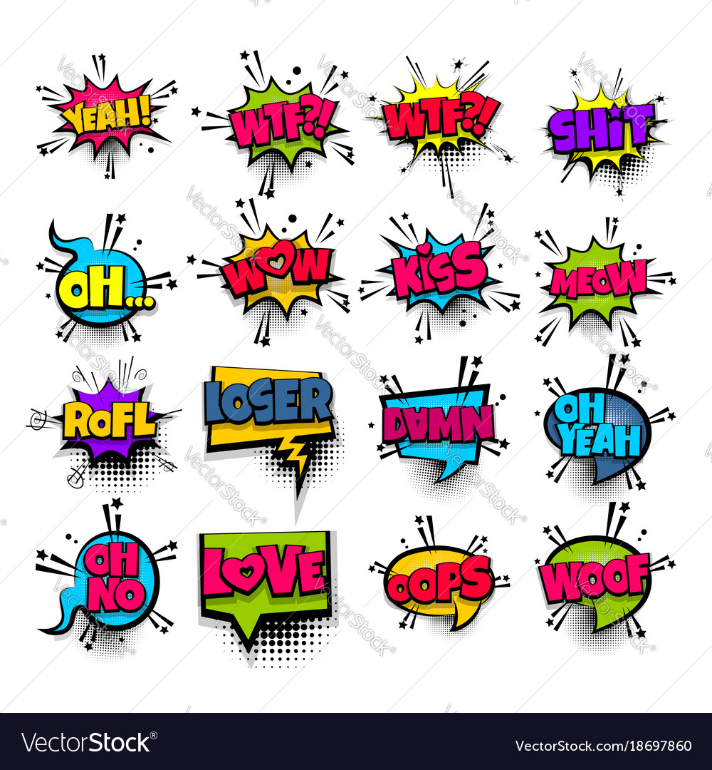 Pop Art Phrase Comic Text Set Royalty Free Vector Image pop-art-phrase-comic-text-set-royalty-free-vector-image