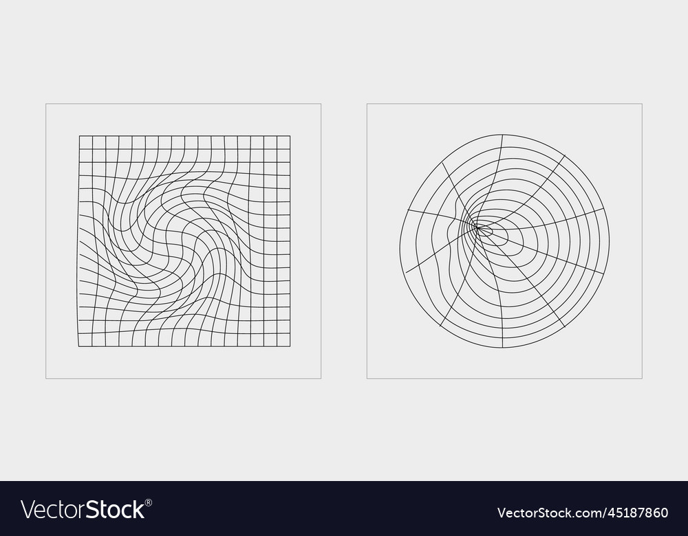 Retro futuristic elements for design large set vector image Retro futuristic elements for design large set