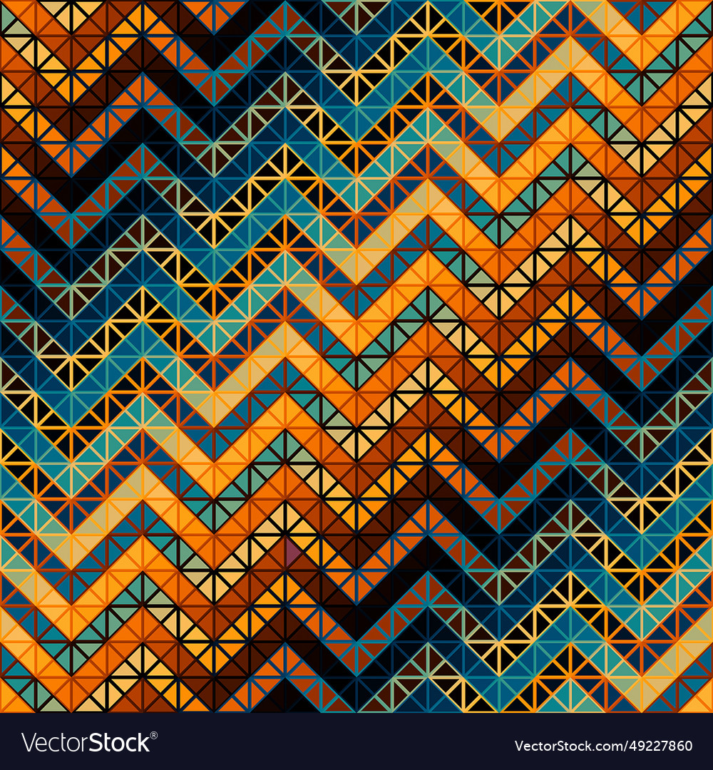 Seamless pattern background of a triangles