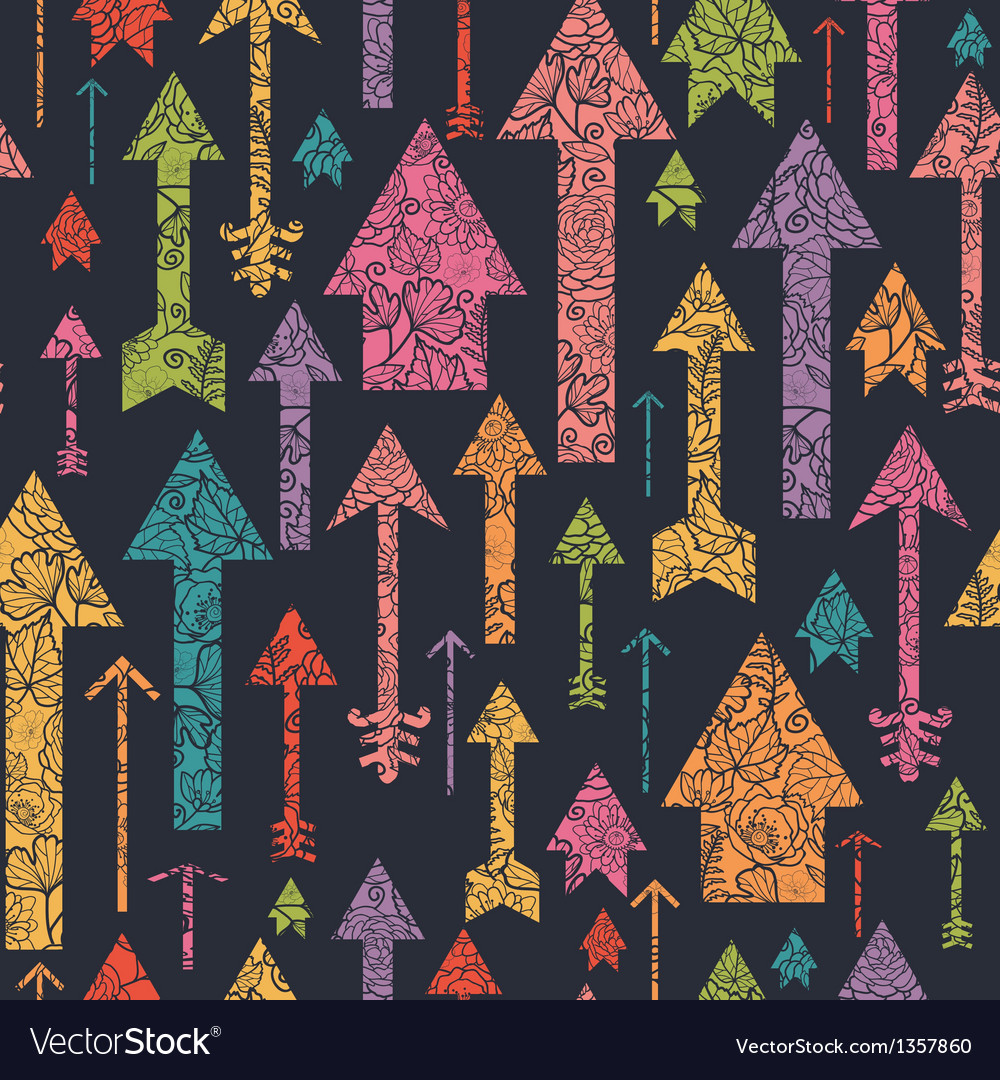 Upward Textured Arrow Pattern