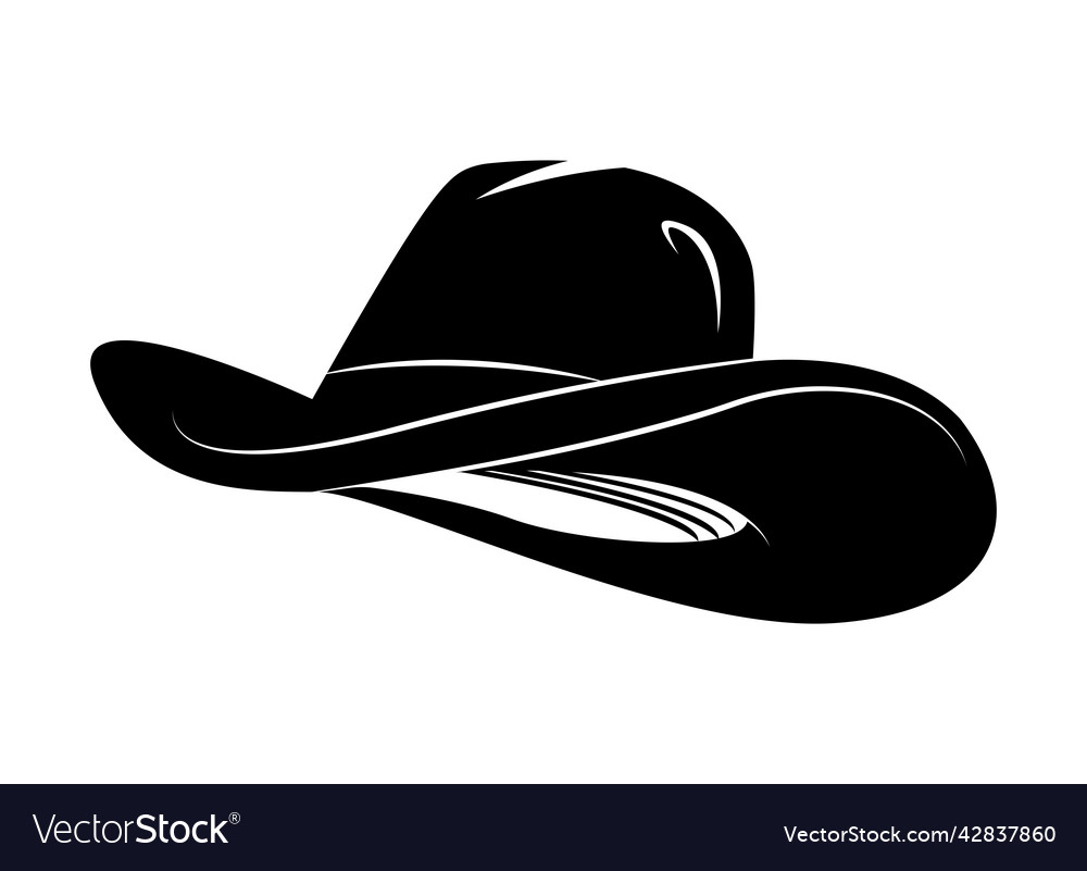 Vintage Cowboy Hat Silhouette
