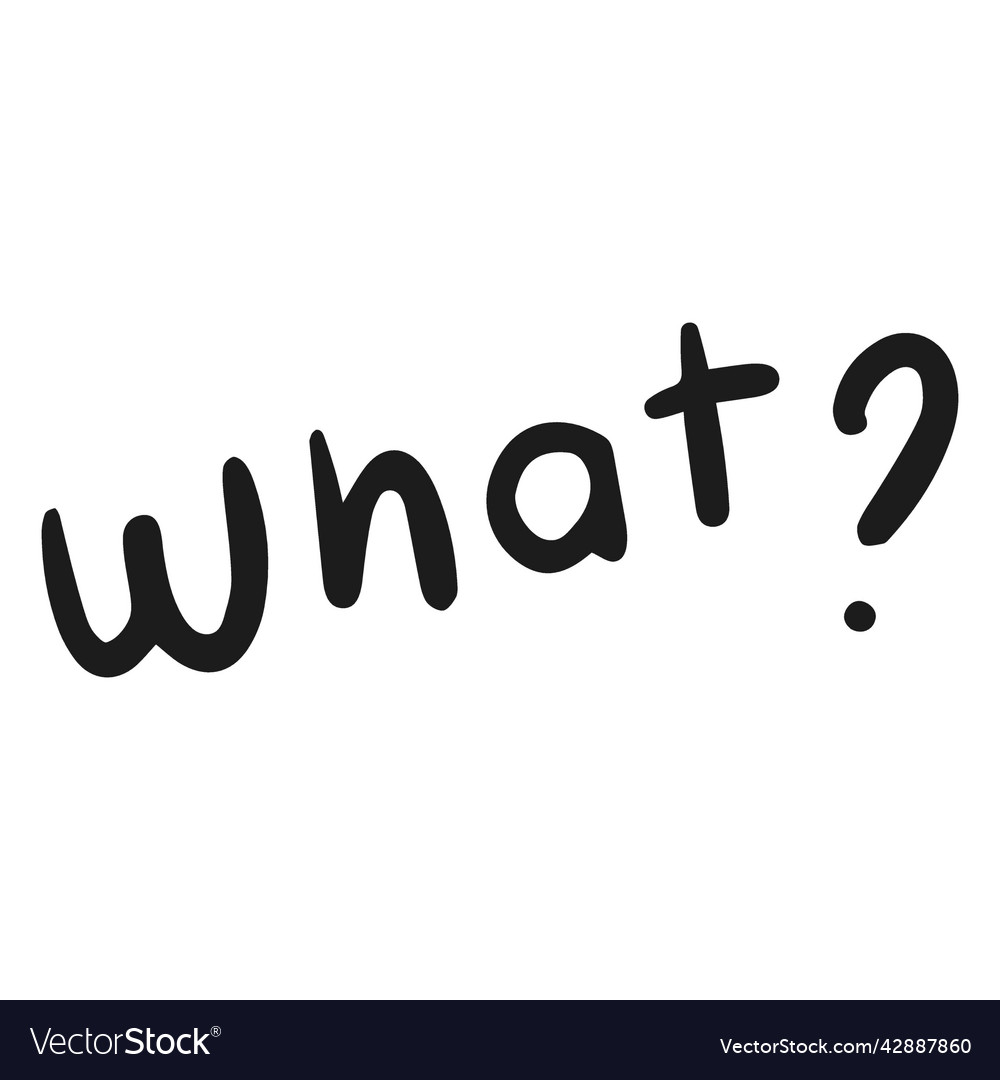 What question doodle high quality Royalty Free Vector Image