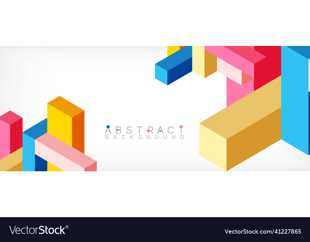 Abstract background 3d cubes cubic elements