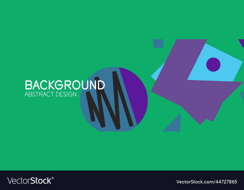 Abstract background blocks lines triangles vector image Abstract background blocks lines triangles