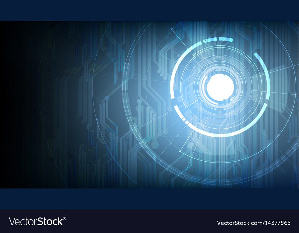 Abstract technological touch signal background