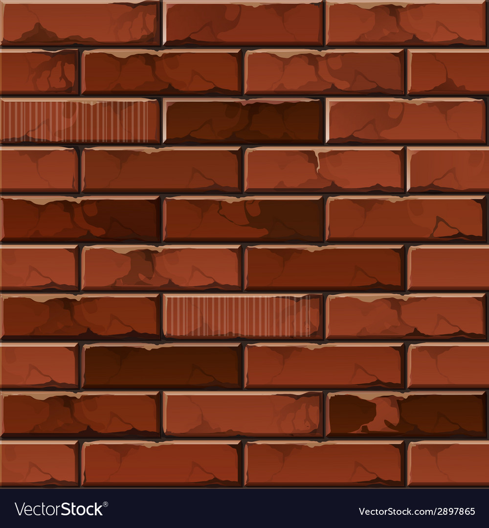 Brick Wall Background Texture Pattern Royalty Free Vector