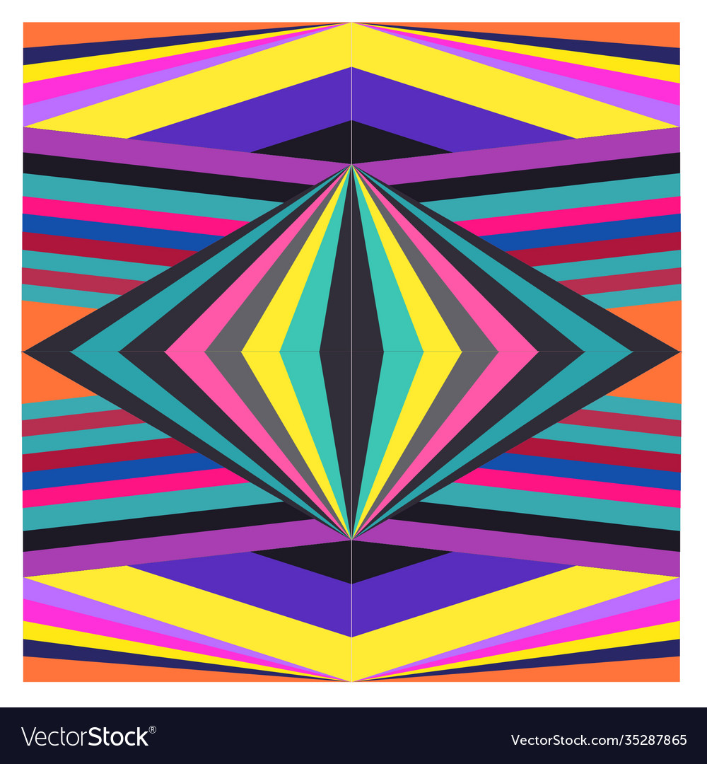 Colorful geometric and curve background pattern