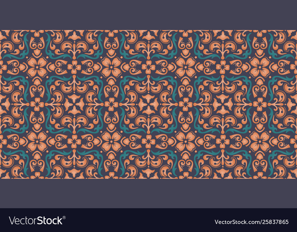 Damask seamless pattern background elegant