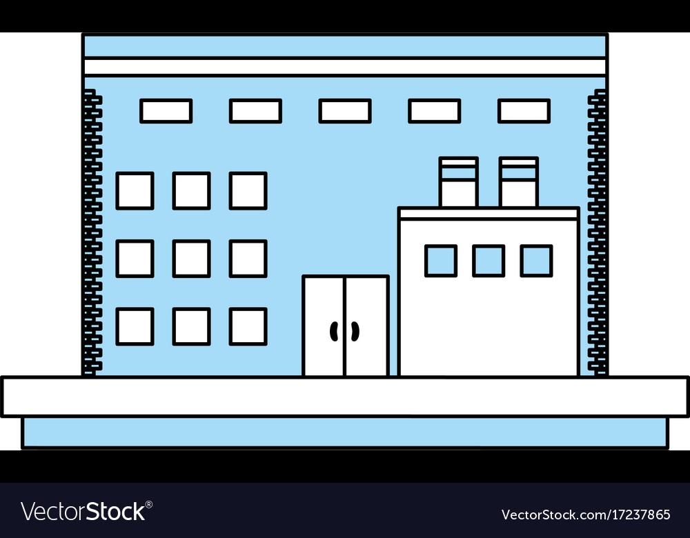 Factory building icon image