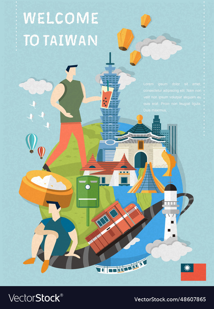 Taiwan travel poster design