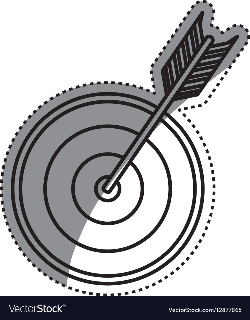 Target dartboard symbol