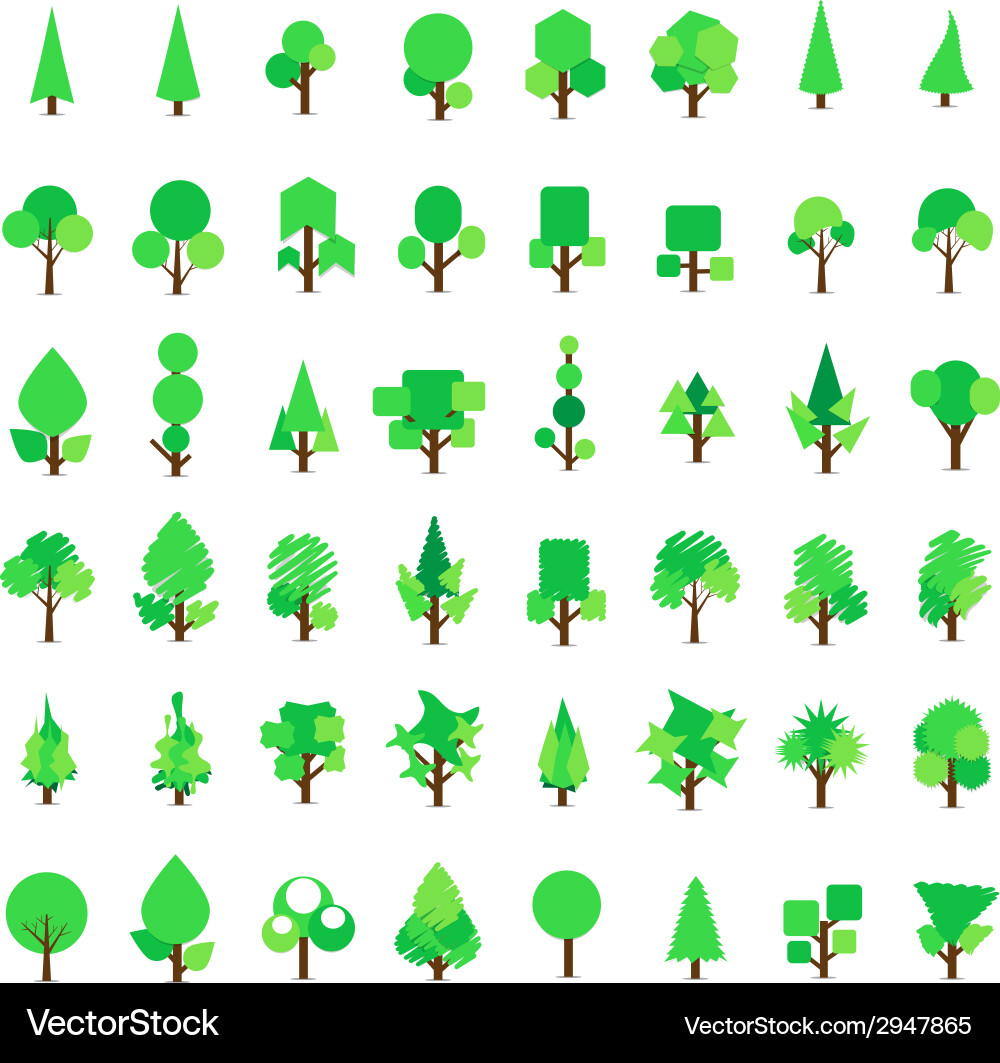 Tree Icon Royalty Free Vector Image - VectorStock