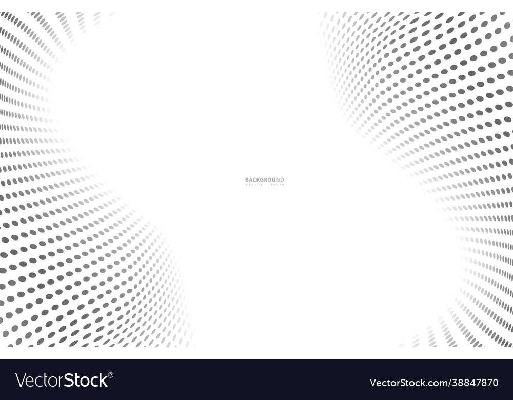 Abstract halftone dotted background futuristic Vector Image