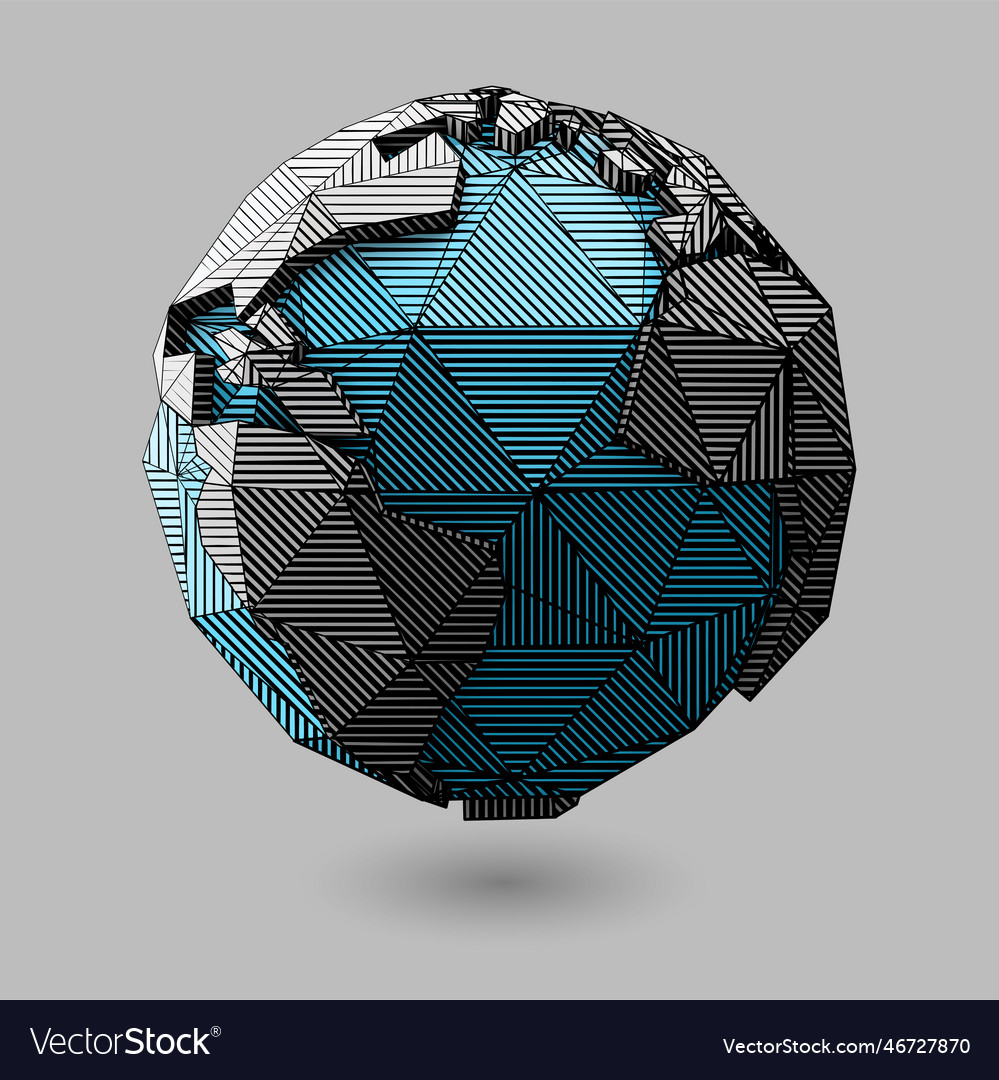 Artistic world globe Royalty Free Vector Image