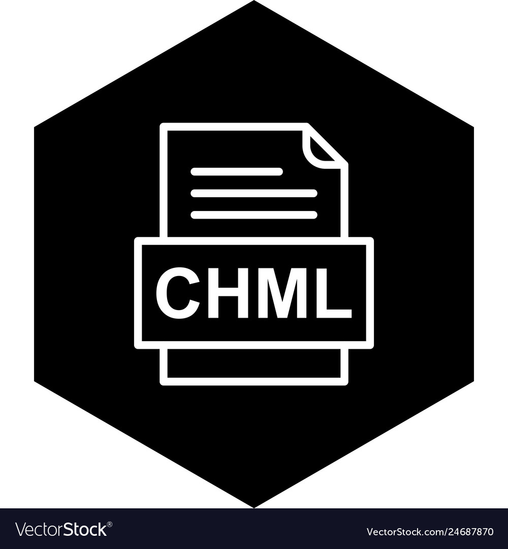 Chml file document icon
