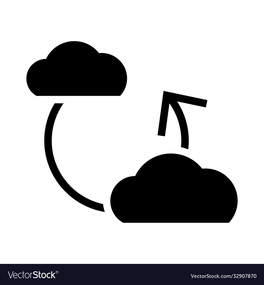 Cyber security concept storage clouds and sync