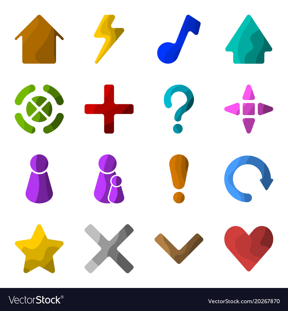 Image of multicolored interface icons and menus