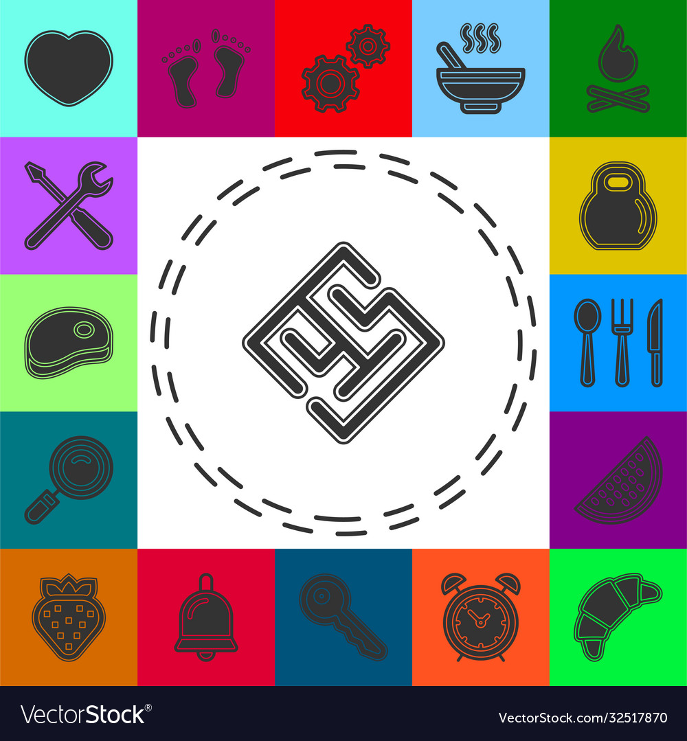Maze abstract - puzzle labyrint symbol
