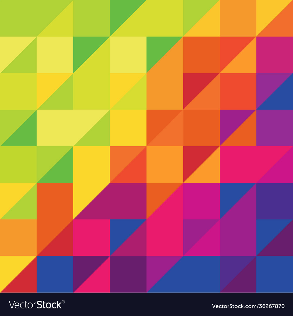 Multi Colored Abstract Geometric Background Vector Image 7114