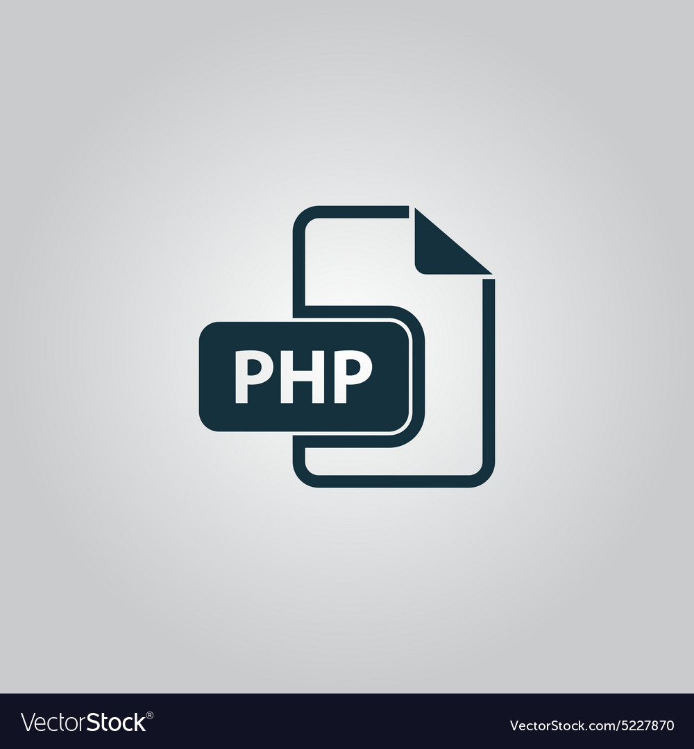 Php computer file extension symbol