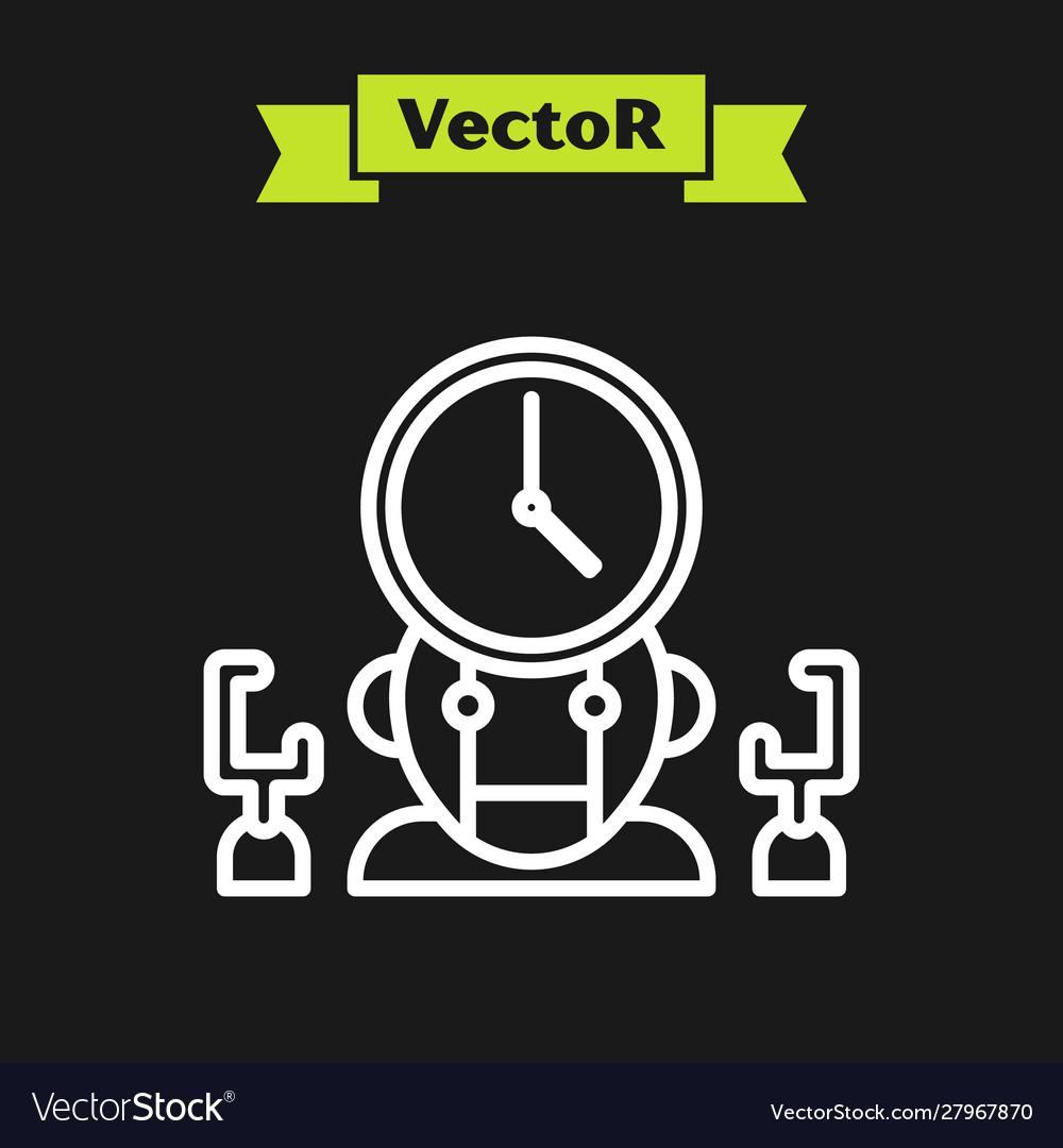 Robot Time Manager Icon
