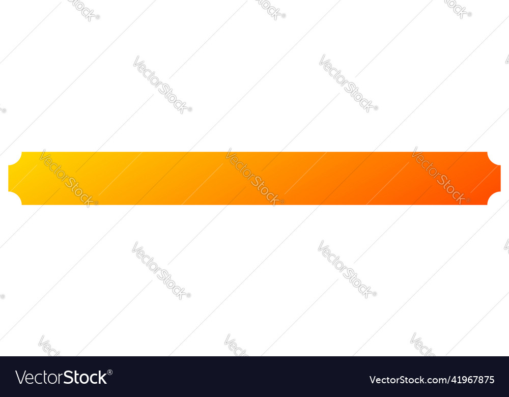 Banner button bar shapes with blank empty space