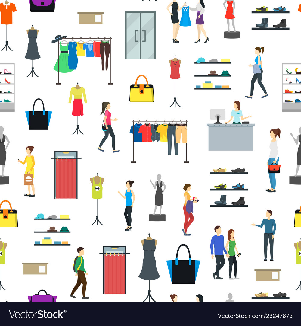 cartoon people in clothing