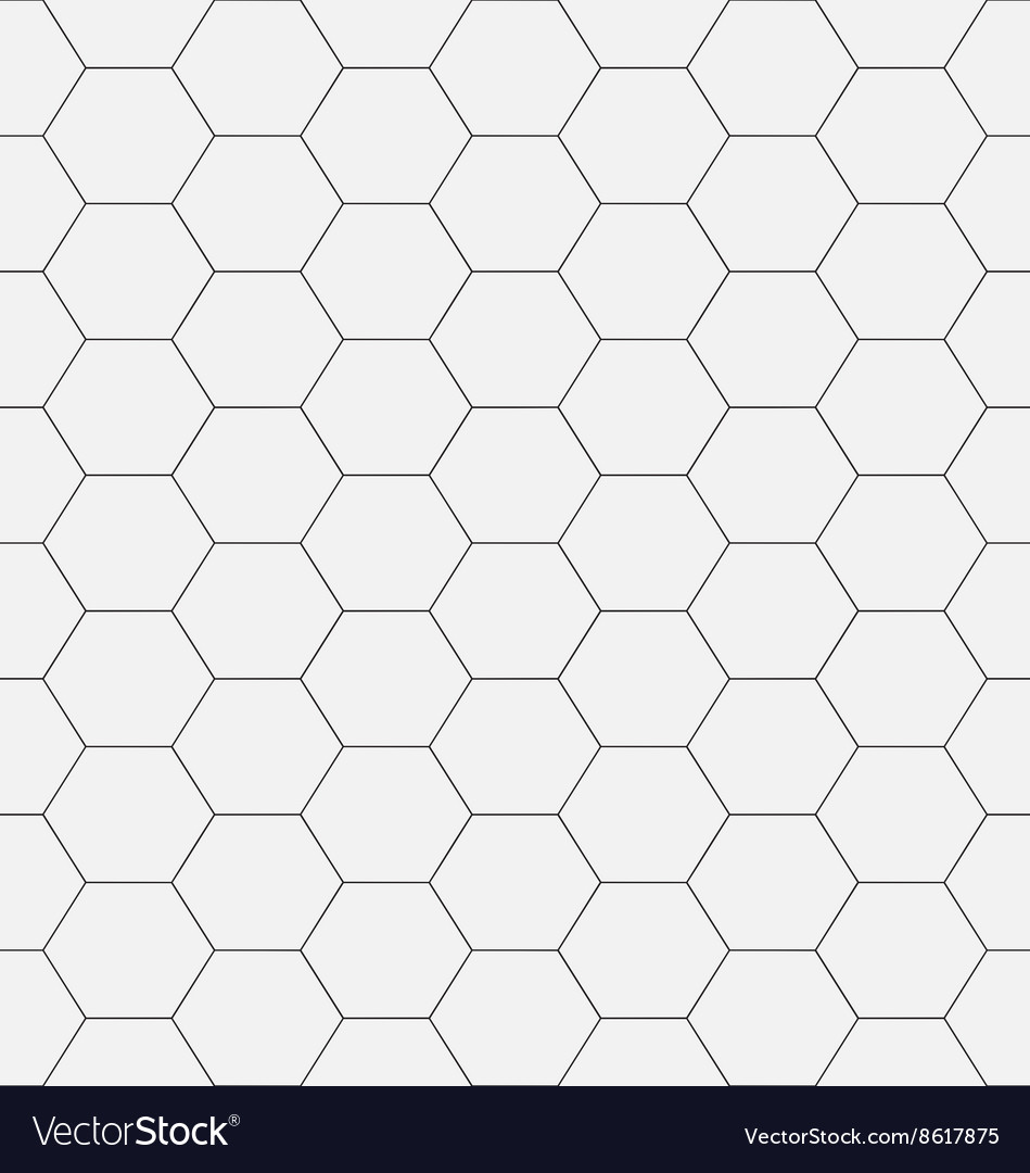 Honeycomb seamless pattern Royalty Free Vector Image