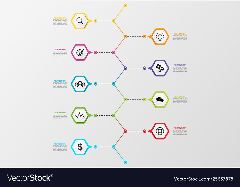 Infographic design template with options steps