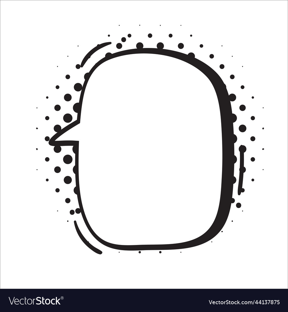 Speech bubble for entering conversation messages