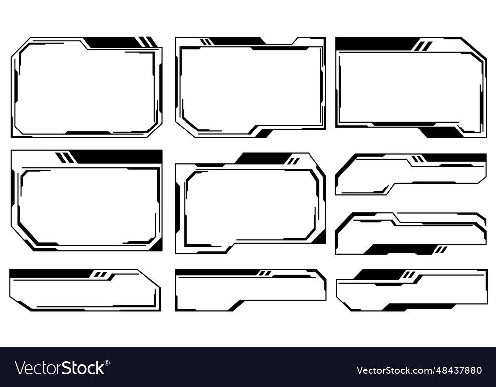 Futuristic Control Panel UI