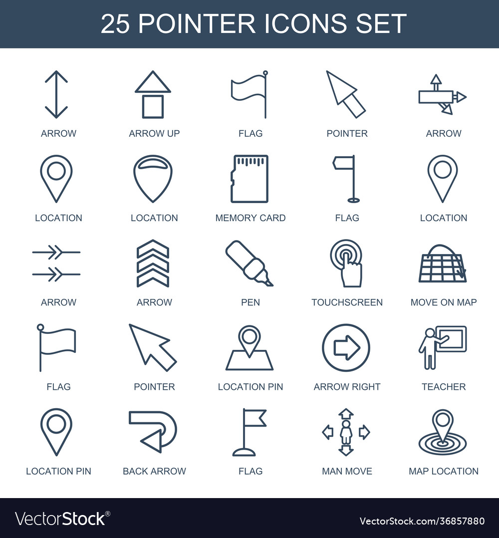 Pointer icons