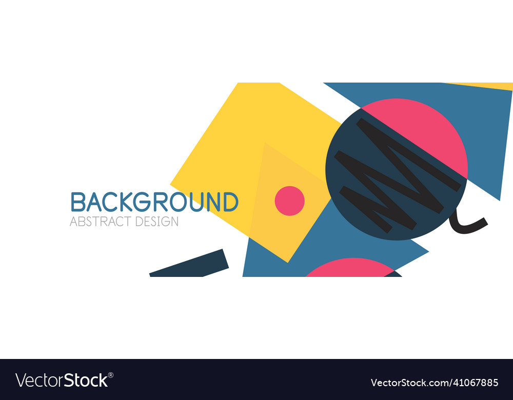 Abstract background blocks lines triangles vector image Abstract background blocks lines triangles