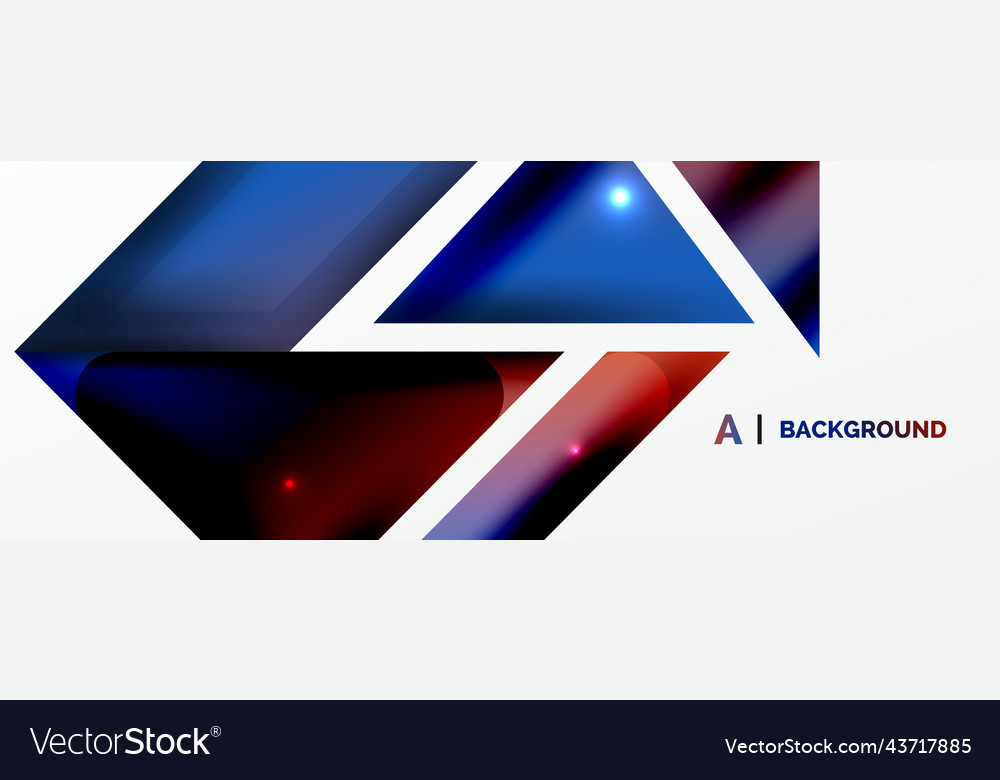 Abstract background simple color geometric shapes vector image Abstract background simple color geometric shapes