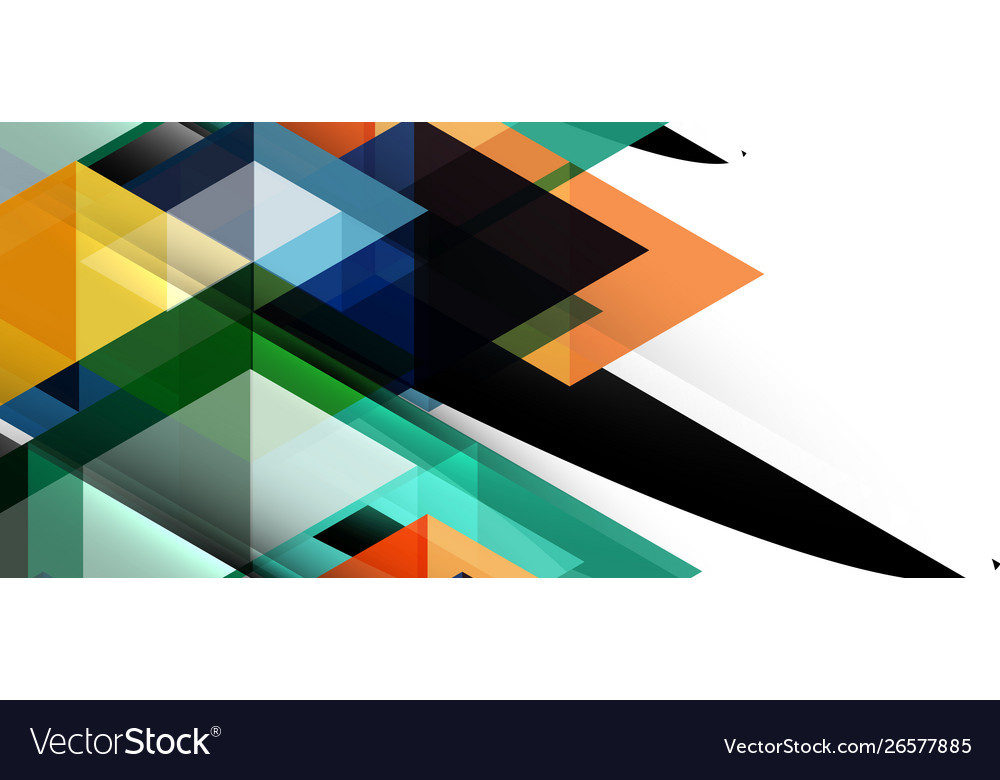Abstract triangle pattern colorful backdrop Vector Image Abstract triangle pattern colorful backdrop