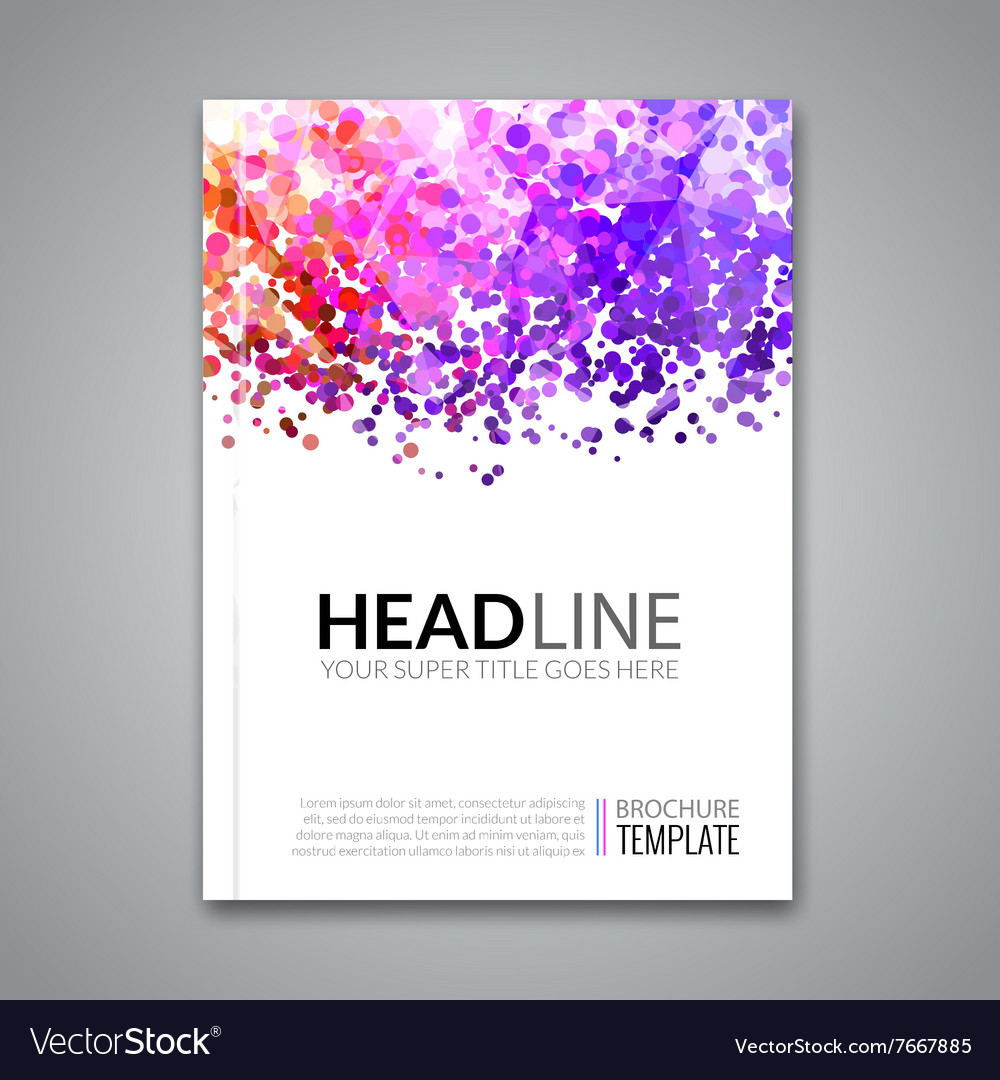 Business report design flyer template background