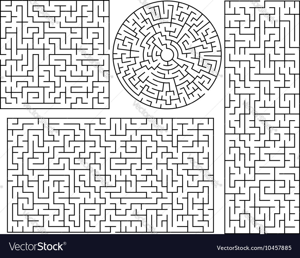 Maze templates