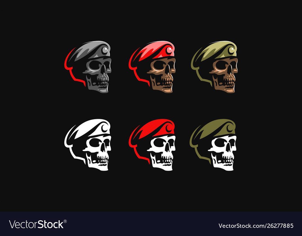 Military Skull with Cockade