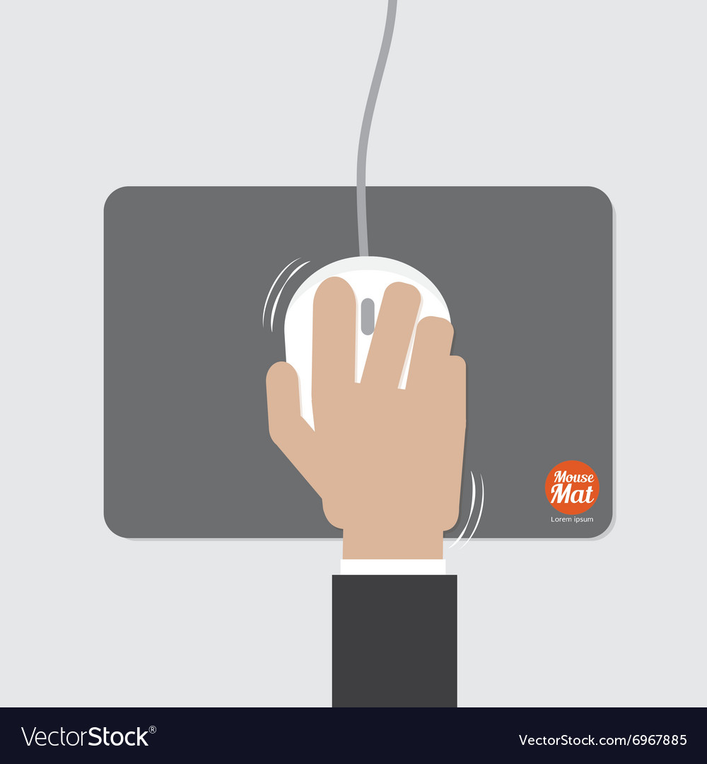 Modern Computer Mouse and Mat